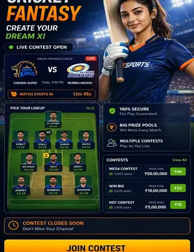 120bet (120 bet) fantasy cricket & matchday visual 3